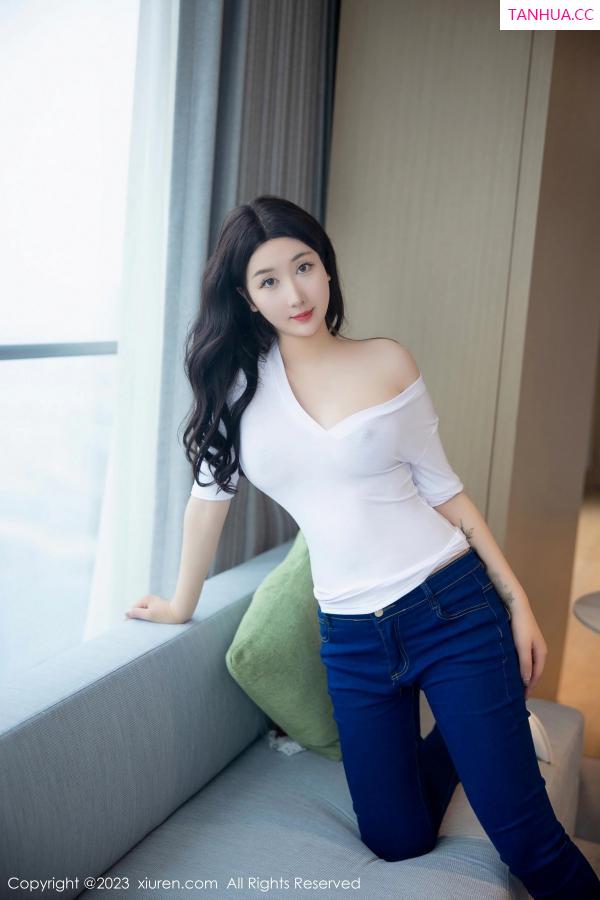 江真真  [XiuRen]高清写真图 2023.04.13 No.6570 江真真 牛仔裤美臀第41张图片